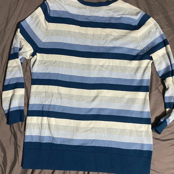 Lands End 100% Cotton Slouchy Cardigan sz L NWOT - Picture 2 of 6